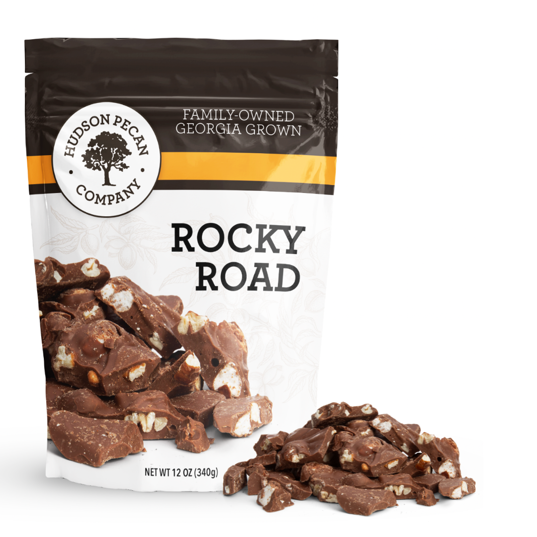 Milk Chocolate Rocky Road Bark | Hudson Pecan – Hudson Pecan Company